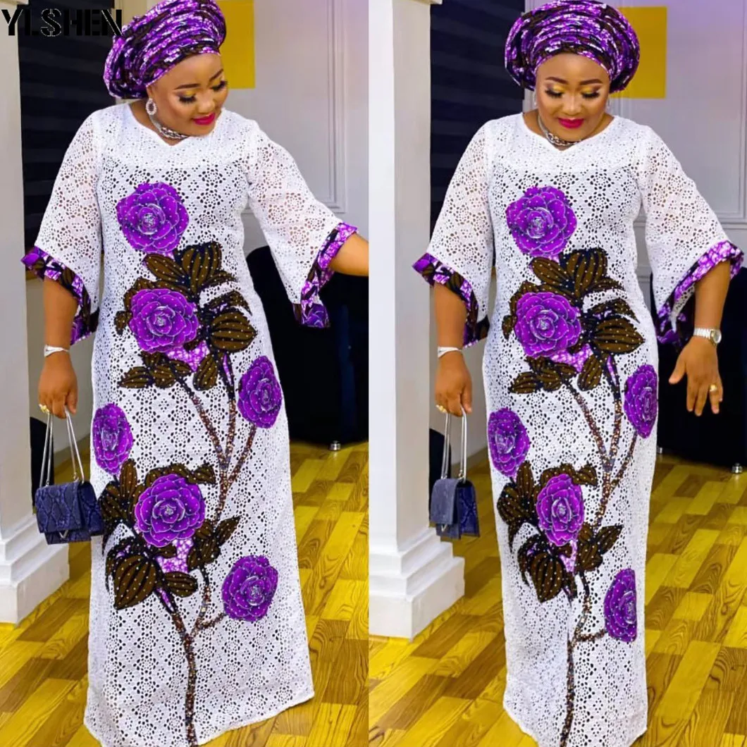 Long Maxi Dress African Dresses for Women Summer African Clothes Dashiki Sexy Hollow Out Boubou Robe Africaine Femme african dress