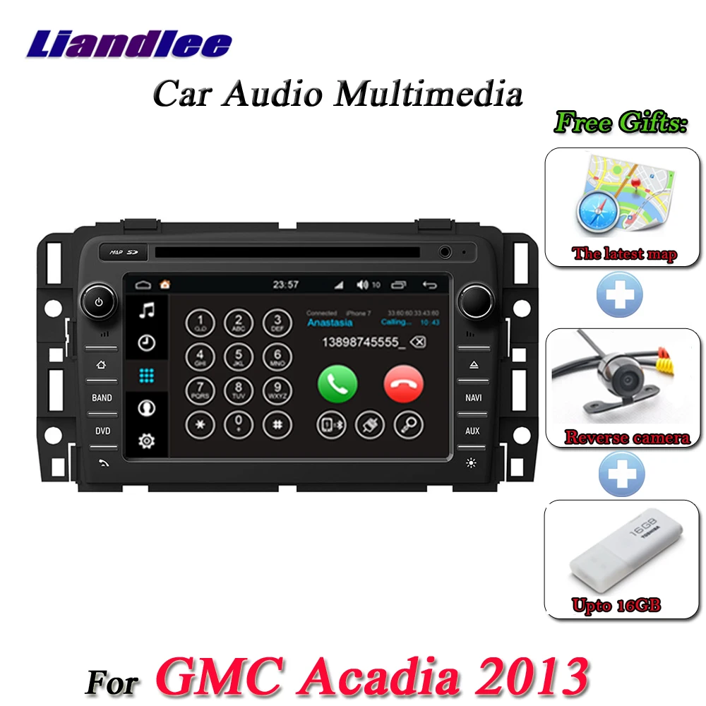 

Liandlee For GMC Acadia 2013 - Stereo Car Radio Video Camera Wifi Mirror Link DVD Player GPS Map Navi Navigation Android System