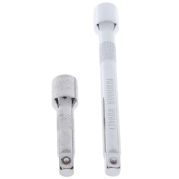 

Hot New 50mm 100mm Long Extension Bar 1/4 Drive Ratchet Socket Extender Socket Tool
