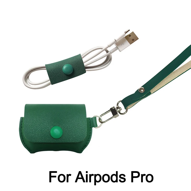 Сказочный кожаный чехол для Apple Airpods Pro, противоударный ремешок для наушников, чехол для AirPods 3 2 1, чехол для зарядки, защитный чехол