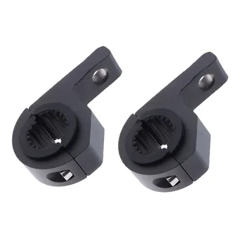 

2x Universal 1.18" Horizontal Bar Clamp Mounting Brackets Bull Bar Bumper Tube Clip for Motorcycle Motorbike ATV LED Light Bars