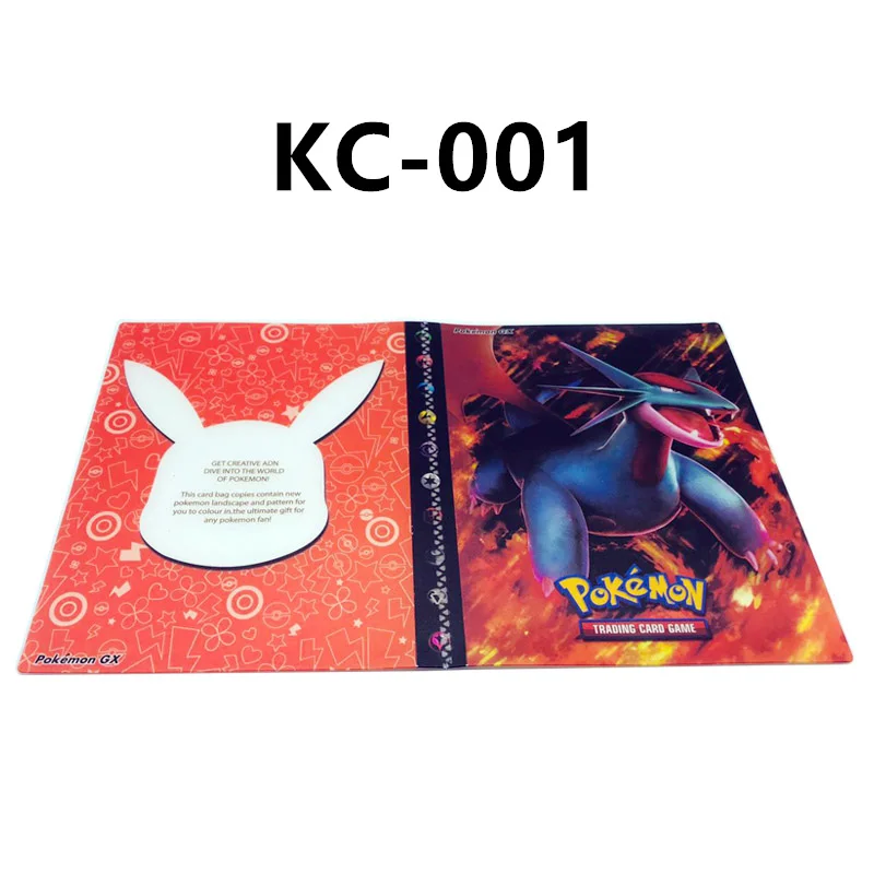 KC-001 Коллекция карточки с покемонами альбом книга мультфильм аниме Карманный Монстр Пикачу 240 шт держатель альбомная игрушка для детей подарок - Цвет: KC-001