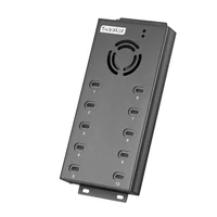 Sipolar 120W powered industrial multiple 10 port USB-C charger hub type-c port charging station for mobile iPhone iPad tablets 1