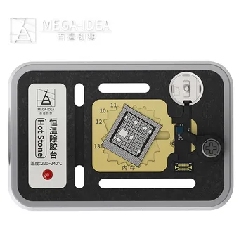 

QIANLI Hot Stone 3 in1 fingerprint hard drive CPU for iPhone 7- MAX- 11 Pro Max constant temperature removal glu platform