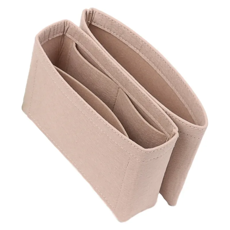 Felt Bag Organizer Felt Cloth Bag Liner For Pochette Metis East Weat Bag Multi-functional Travel Insert Makeup Organizer Shaper