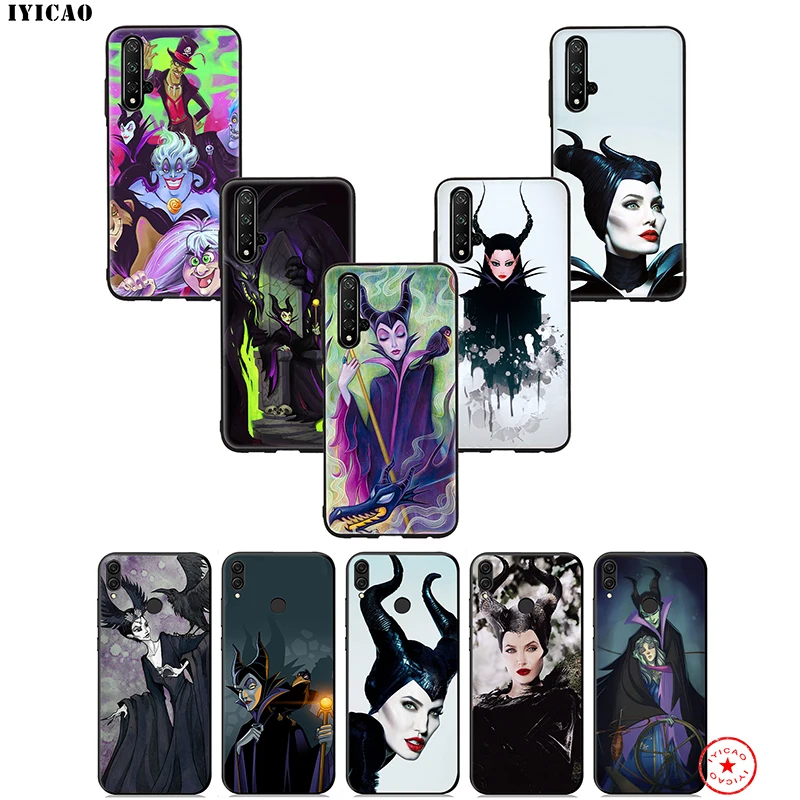 IYICAO Малефисента пленка мягкий чехол для huawei Honor 20 10 9X9 8C 8X8 7X 7C 7A 6A Nova 5i 4 3i 2 2i Lite рro