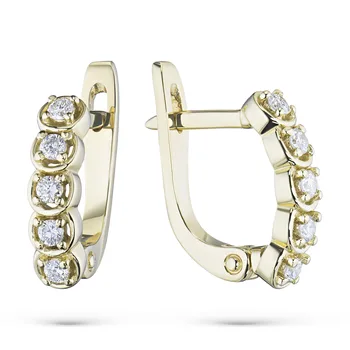 

Earrings made of yellow gold with diamond e0301sg05161000