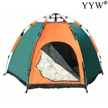 

3-4 Person Dome Automatic Camping Tent Easy Instant Setup Protable Camping Pop-Up 4 Seasons Backpacking Family Travel Tents