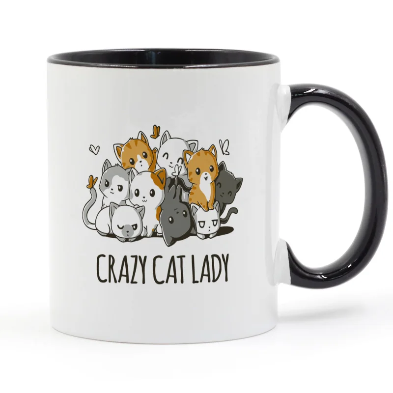 

Crazy Cat Lady Coffee Mug Ceramic Cup 11oz