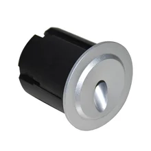 Квадратный/круглый алюминиевый светодиодный Угловой настенный светильник, Встраиваемый светодиодный настенный светильник для крыльца, дорожки, лестницы