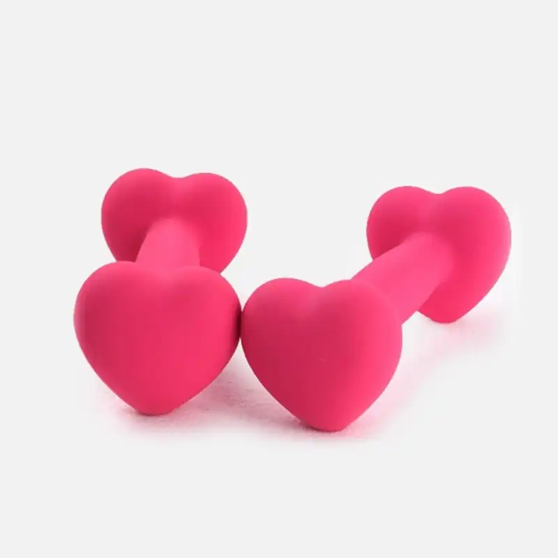 Gift for your girlfriend Heart shaped dumbbell gym equipment dumbbell girl woman Home Exercise Dumbbells 1kg 2pc| | - AliExpress