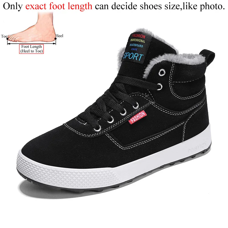 Black Зимняя обувь; мужские зимние ботинки; мужские ботинки; Botines Hombre Buty Zimowe Meskie Botte Homme Chaussure Hiver Scarpe Uomo Invernali - Цвет: Black