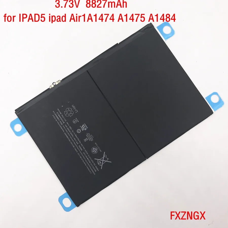 3,73 в 8827 мАч OEM Замена A1484 ноутбук планшет батарея для Apple ipad 5 ipad Air 1st Gen A1474 1475
