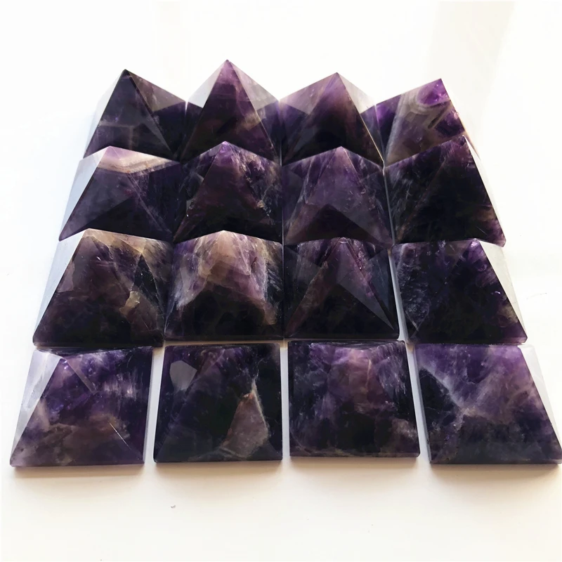 Прямая поставка натуральный мечта пирамида из аметиста натуральный пурпурный кварц кристалл обелиска точка целебная башня украшения