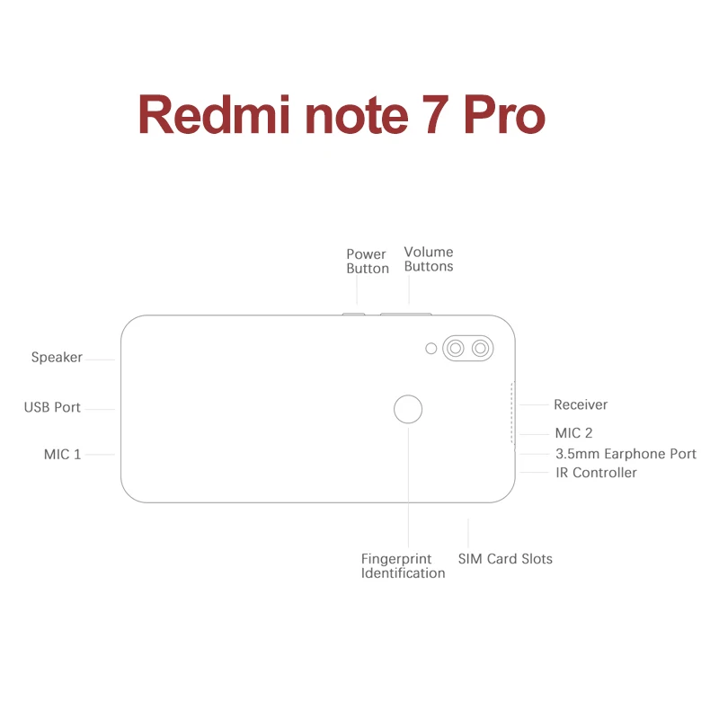 Xiaomi Redmi Note 7 Pro 6 ГБ ОЗУ 128 Гб ПЗУ Восьмиядерный процессор Snapdragon 675 IMX 586 камера