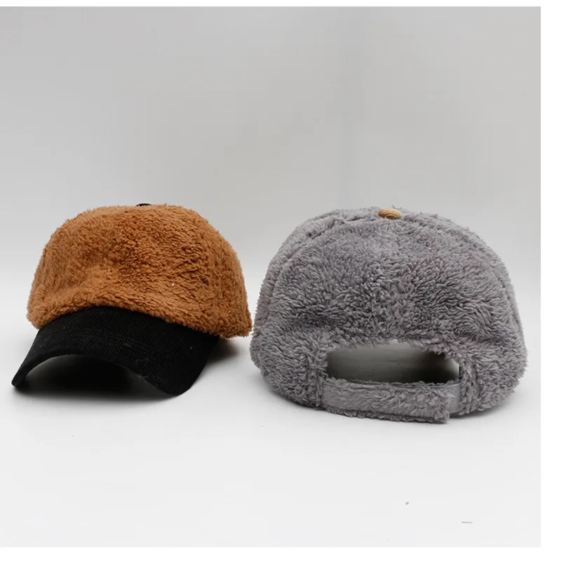 Autumn And Winter Fashion New Woolen Solid Color Cap Korean Version Of The Outdoor Casual Fashion Wild Warm Baseball Cap