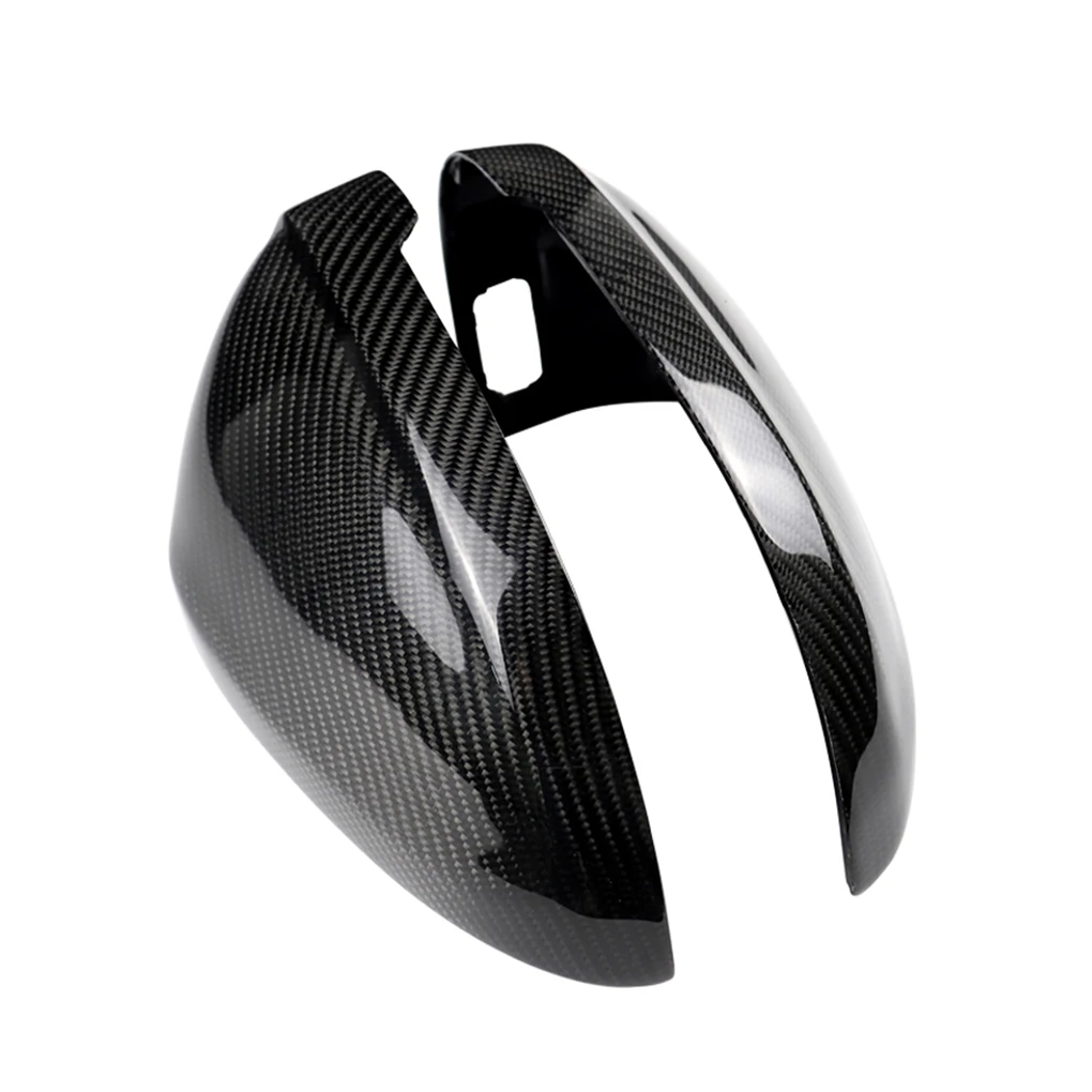 

Replacement For A4 A5 B9 1 Pair Side Door Mirror Cover Carbon Fiber Wing Mirror Trim Caps