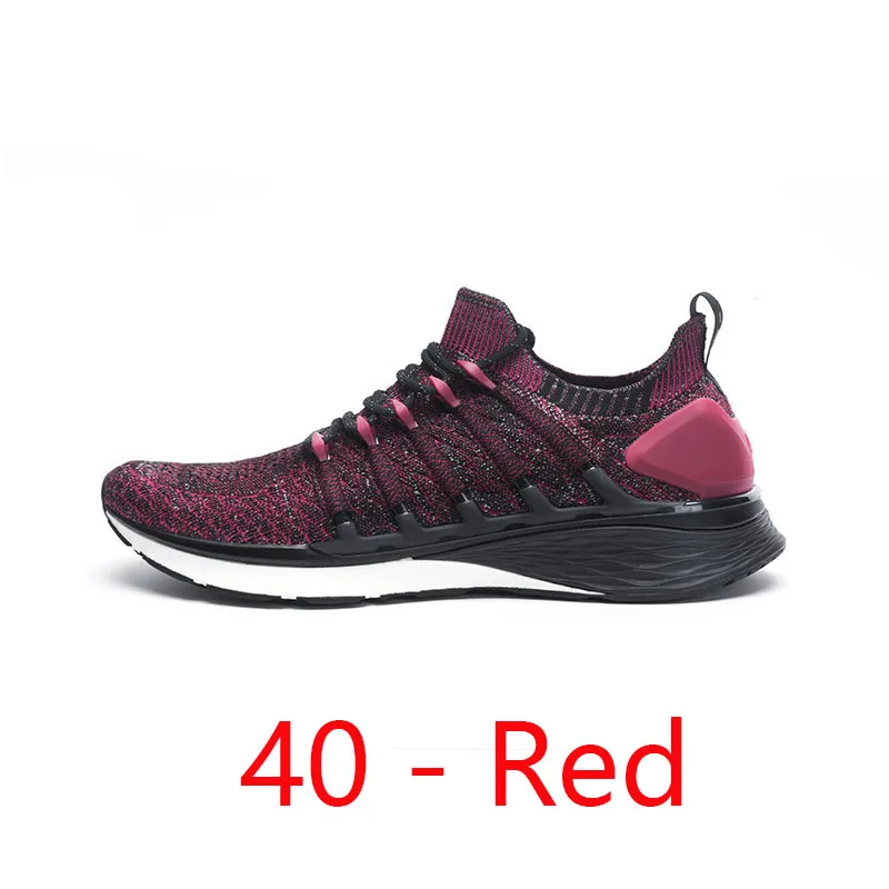 red 40 Новые Xiaomi Mijia кроссовки 3 мужские уличные спортивные Uni-moulding 3D Fishbone замок система Вязание верхние мужские кроссовки - Цвет: red 40