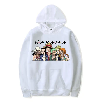

Anime Hip Hop Hoodies NAKAMA One Iece Prints Men Hoodie Long Sleeve Winter Clothes Sweatshirt for Men Pullover Harajuku Tops