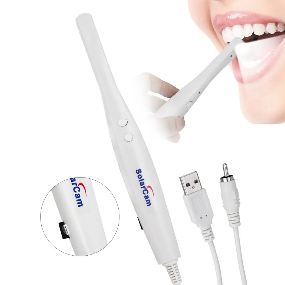 

Dental Camera HD Intraoral Endoscope With 8 Led lights Inspection for Dentist Oral Real-time Video Dental Tools