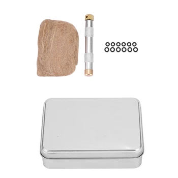 

Brass Fire Piston Kit Outdoor Camping Emergency Flame Maker Fire Starter Tube Practical And Durable High Fire Efficiency