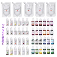 Wholesale 500ml Lip Gloss Base+ 24pcs Flavoring Oil Scents+ 24pcs Liquid  Pigment For Lip Gloss Diy Material Lipgloss Vendor 1