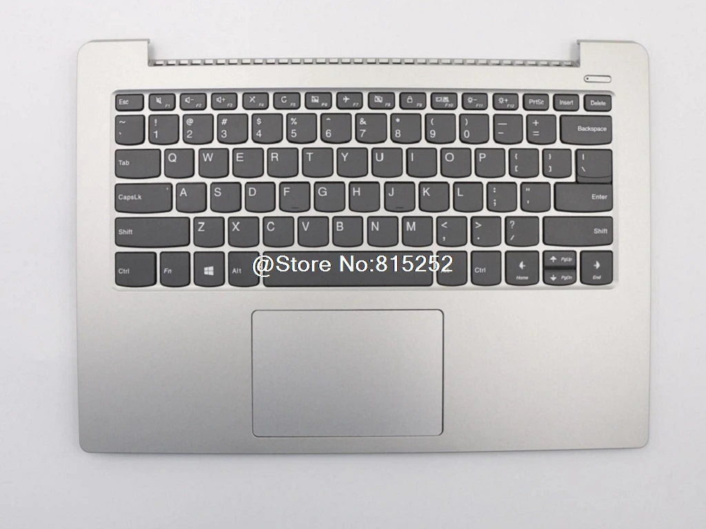 Ноутбук Топ ЖК-крышка для lenovo 330S-14IKB 330S-14AST Упор для рук клавиатура верхний чехол английский США 5CB0R05981 3N 81GA PRK W/антенна - Цвет: PalmRestKeyboardUSED