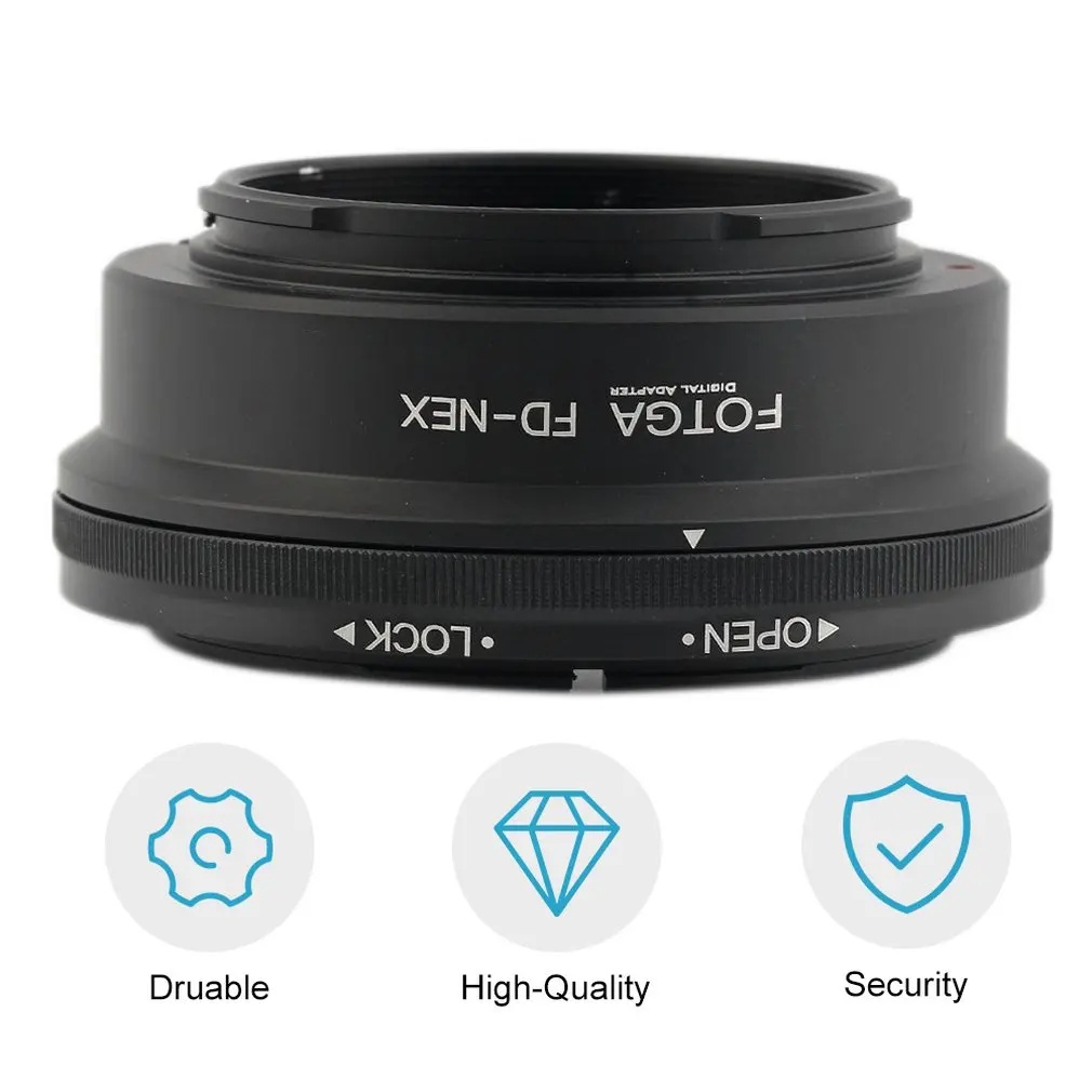 FD-NEX Портативный конвертер для Canon для sony кольцо-адаптер для объектива камеры для sony NEX-3 NEX-3C NEX-3N NEX-5 NEX-5C черный Прямая