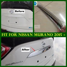 

Rear Trunk Panel Cover Tailgate Trim Door Handle Molding Boot Garnish Bezel Cover Fit For Nissan Murano 2015 2016 2017 2018