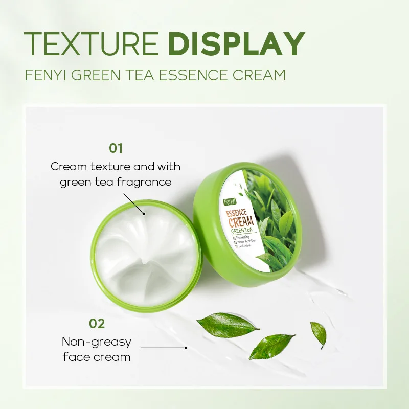 LAIKOU Green Tea Essence Facial Cream Anti Acne Oil-control Smoothing Skin Shrink Pores Whitening Moisturizing nourishing Cream 6 LAIKOU Green Tea Essence Facial Cream Anti Acne Oil-control Smoothing Skin Shrink Pores Whitening Moisturizing nourishing Cream - Image 6