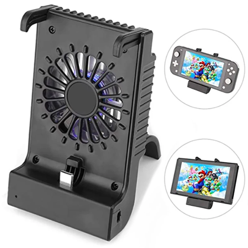 Jahuti alus laadimisalusele Nintendo Switch/Lite/OLED Playstand jahutusventilaatori temperatuuri reguleerimise laadija Type-C pordi hoidik_voghion.com