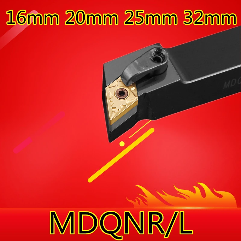 Угол 107,5 MDQNR1616H11 MDQNR2020K11 MDQNR2525M11 MDQNR2020K15 MDQNR2525M15 MDQNR3232P15 MDQNL правый/левый токарные инструменты с ЧПУ