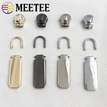 

5pcs 5# Metal Zipper Head Lock Zipper Sliders Detachable Zip Puller Lightning Repair Kit DIY Clothing Bags Sewing Accessories