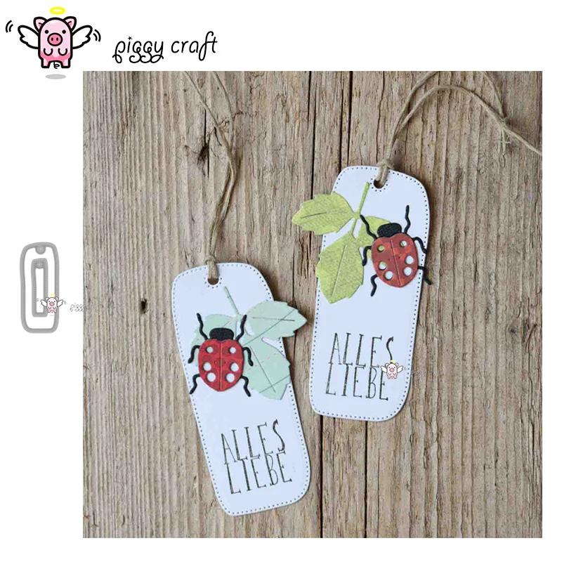 Piggy Craft metal cutting dies cut die mold Label tag decoration Scrapbook paper craft knife mould blade punch stencils | Дом и сад