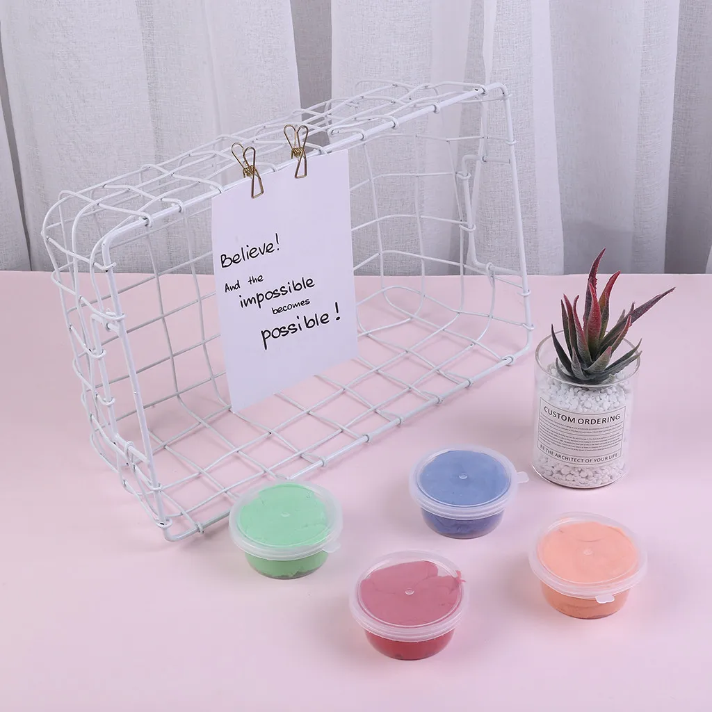 new DIY Cotton Candy Cloud Slime Soft Non-Sticky Sand Mud Toy slime charms decompressed cloud mud #B