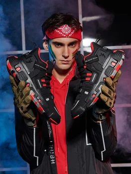 

361 men's shoes, sports shoes, autumn new antiskid shoes, high top shock absorption basketball shoes