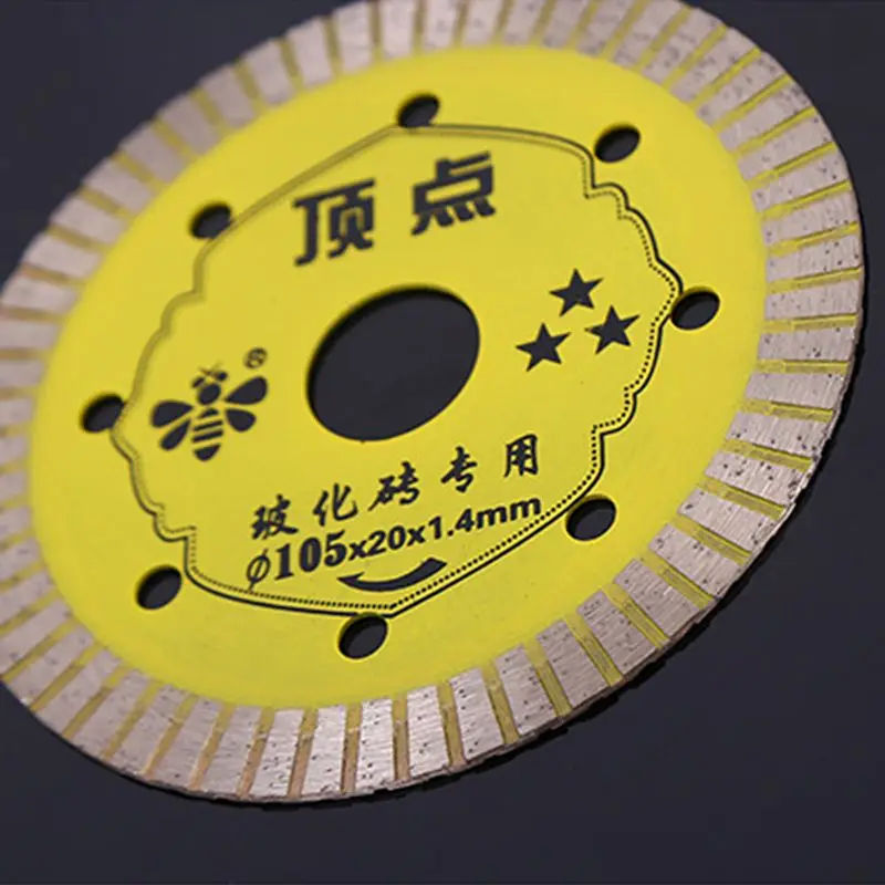New DIY Diamond Saw Blade Ceramic Concrete Slotted Cutting Blade Granite Marble Tile