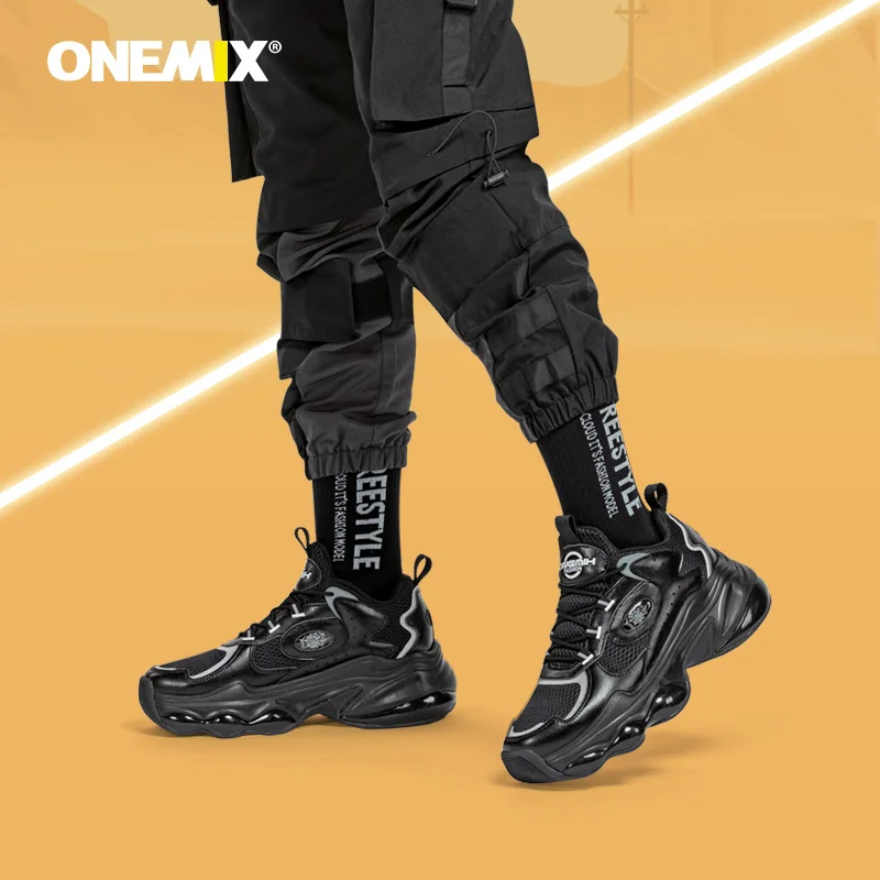 ONEMIX/Новое поступление, кроссовки унисекс, увеличивающие рост, мужские кроссовки, дышащая женская обувь на платформе,, спортивная обувь