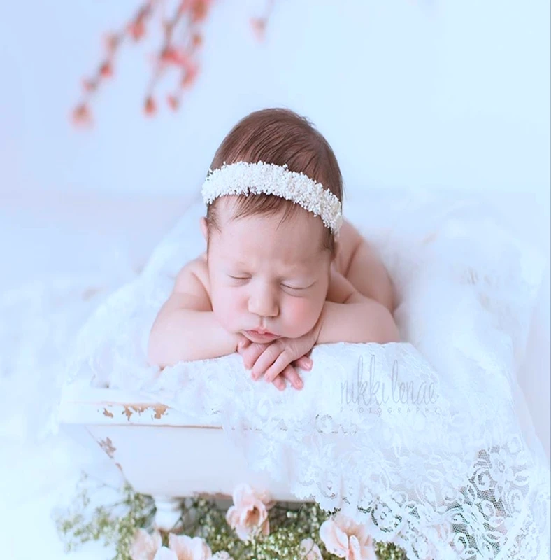 princess style Eternal life flower all over the sky star wedding party christmas headband newborn photography prop real flower