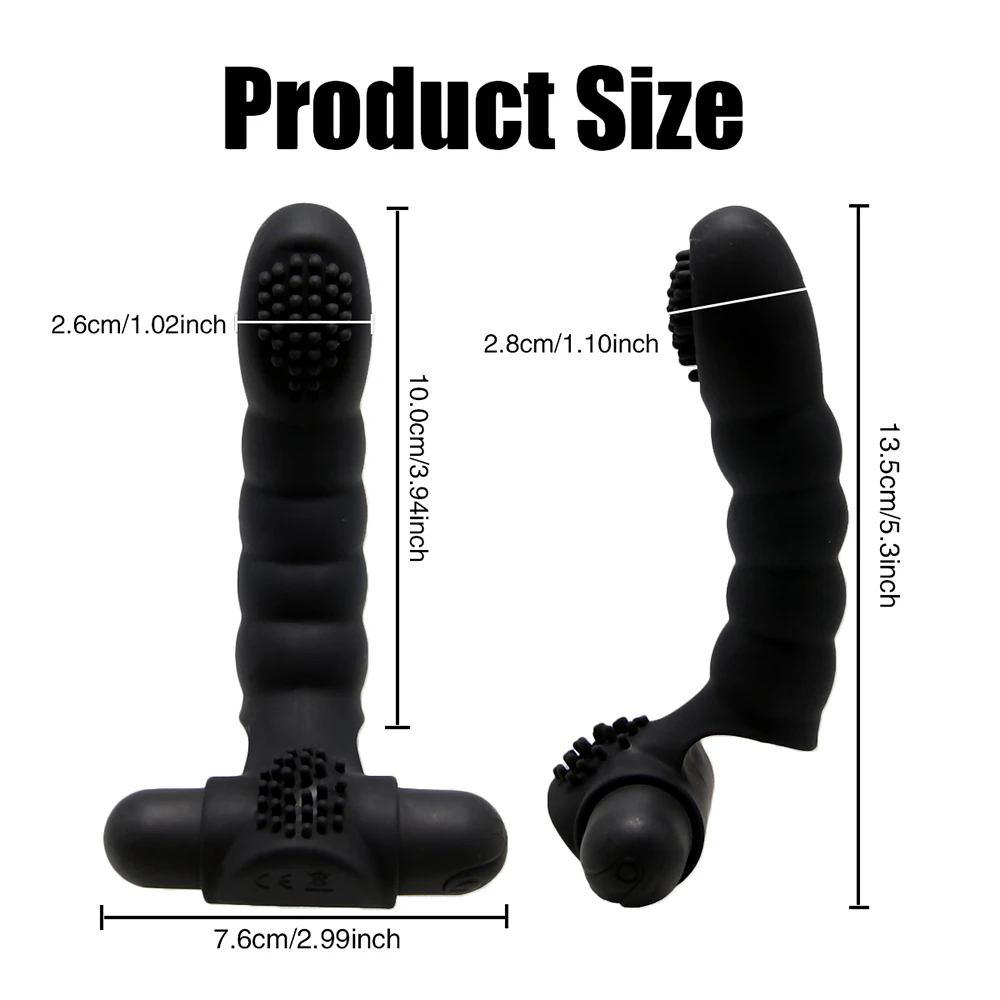 Oplaadbare vinger-USB-mouwvibrator, seksspeeltje voor vrouwen, G-spot, clitorisstimulatieborstel, vingervibrator_voghion.com