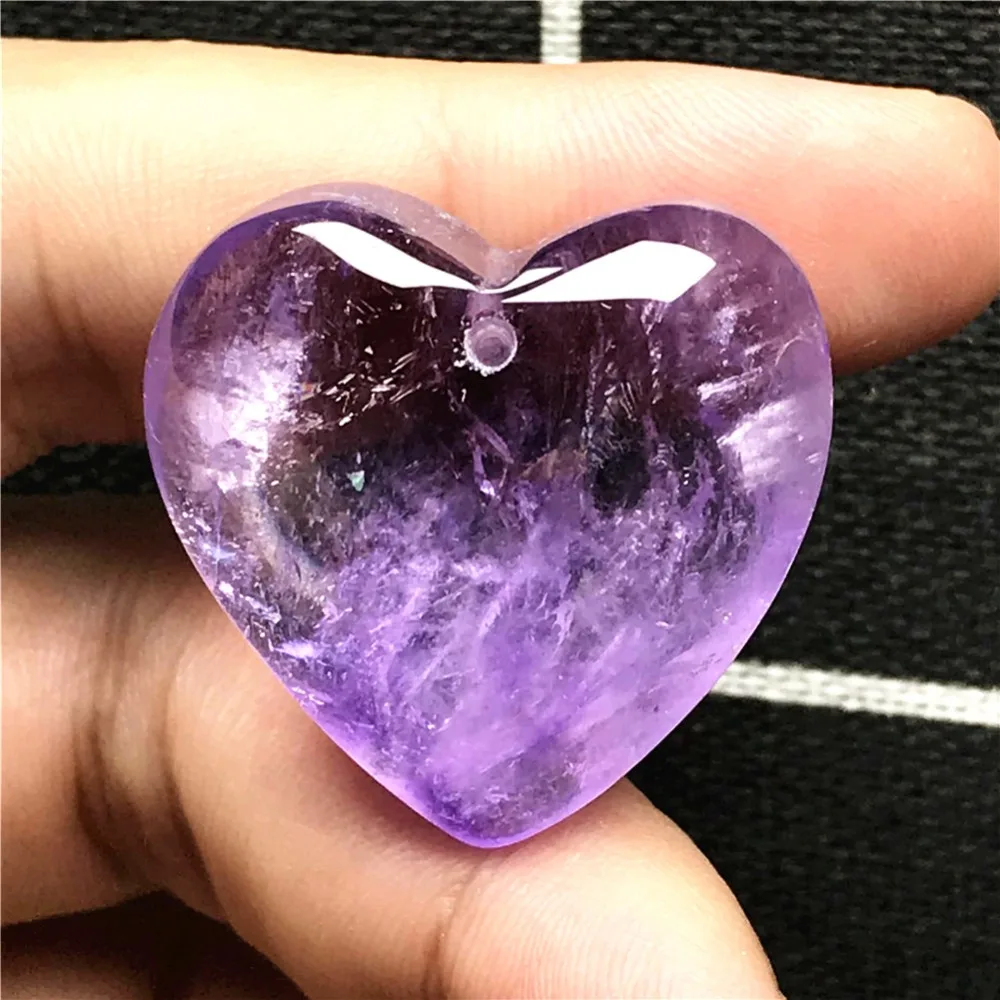 Heart Amethyst Pendant (88)