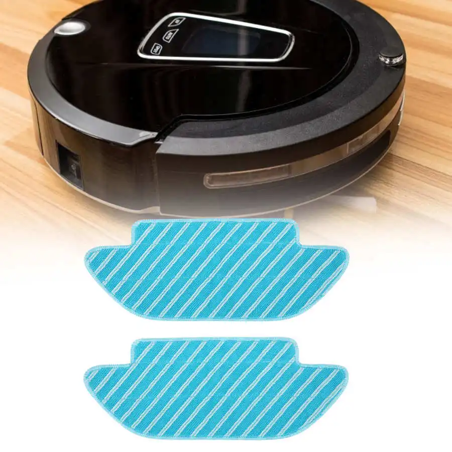 

2Pcs Vacuum Cleaner Mop Cloth Cleaning Pad Fit for conga 3490 Robotic Household Vacuum Cleaner Machine Parts