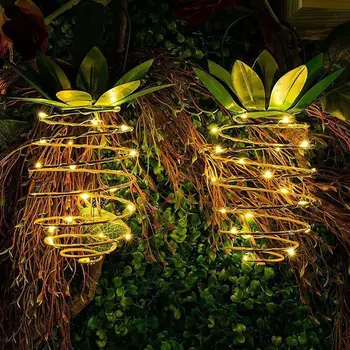 

LED Solar Hoop Light Fruit Shape Garden Waterproof Decorative Copper Wire Light Portable Night Light