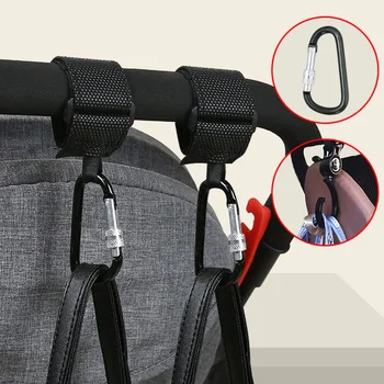 

1pc Baby Stroller Accessories Multi Purpose Baby Stroller Hook Shopping Pram Hook Props Hanger Metal Convenient Hook 2020