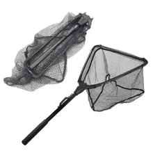 

ABS Fishing Net Telescopic Foldable Retractable Pole Fishing Mesh Aluminum Alloy Folding Release Net For Fly Fishing
