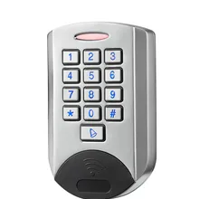 Клавиатура с металлическим корпусом/считыватель карт EM U9 поставляется с блоком питания, блокировкой болта, кнопкой выхода и пользовательскими кадами