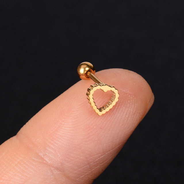 Stainless Steel Mini Stud Earrings Butterfly Snake Stars Helix Cartilage Tragus Labret Lobe Ear Piercing Jewelry