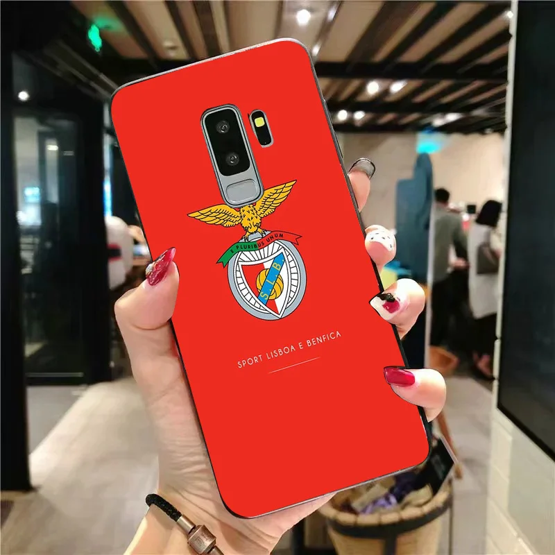Чехол для телефона Benfica FC чехол для samsung Galaxy S10 S8 S7 Edge DIY черный мягкий TPU для A9 C10 C9 J7 Max Note 8 Note 9 S8 S10E