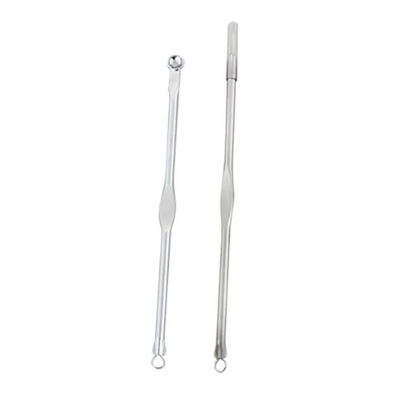 Stainless Steel Blackhead Acne Needle Blemish Pimple Extractor Remover Needle+Clip N3 Tool Sets | Инструменты