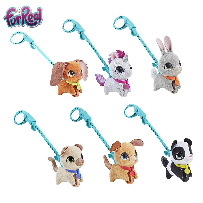 

Hasbro FurReal Walkalots Lil Wags Pet Friends Push Toys Bunny Unicorn Panda Kitty Puppy Animal Pet Dolls Toy Kids Gift